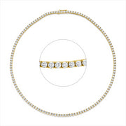 Collier    aus 750/-18 Karat Gelbgold mit 131 Diamanten 11