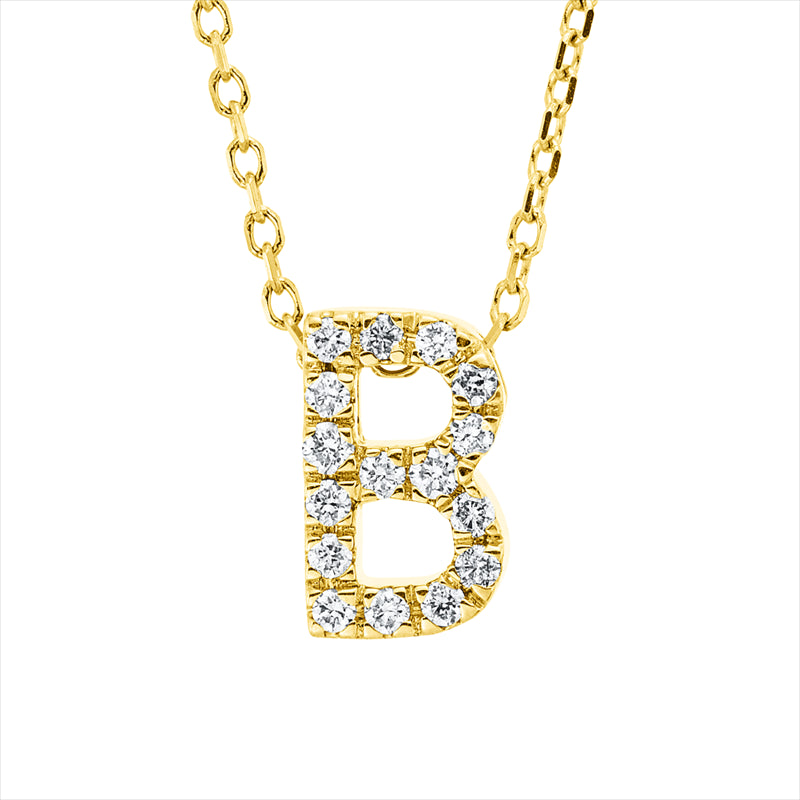 Collier    aus 750/-18 Karat Gelbgold mit 16 Diamanten 0