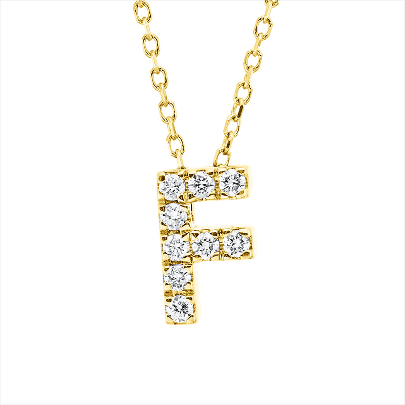 Collier    aus 750/-18 Karat Gelbgold mit 9 Diamanten 0