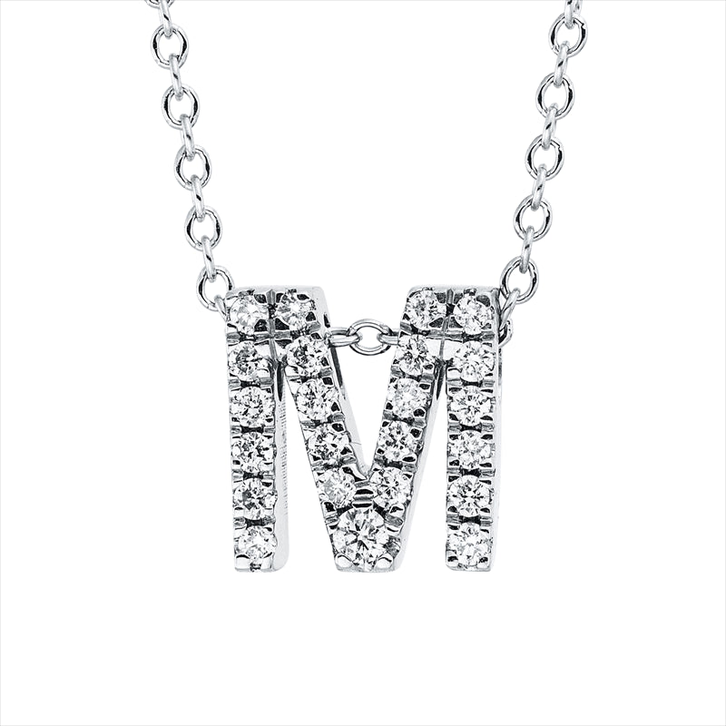 Collier    aus 750/-18 Karat Weißgold mit 23 Diamanten 0