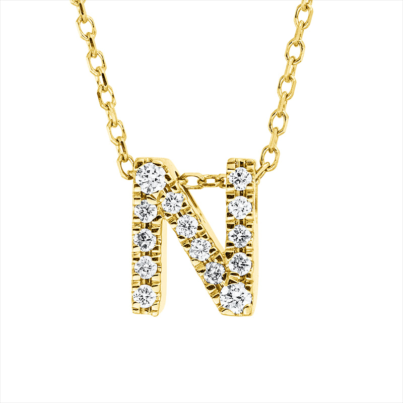 Collier    aus 750/-18 Karat Gelbgold mit 14 Diamanten 0