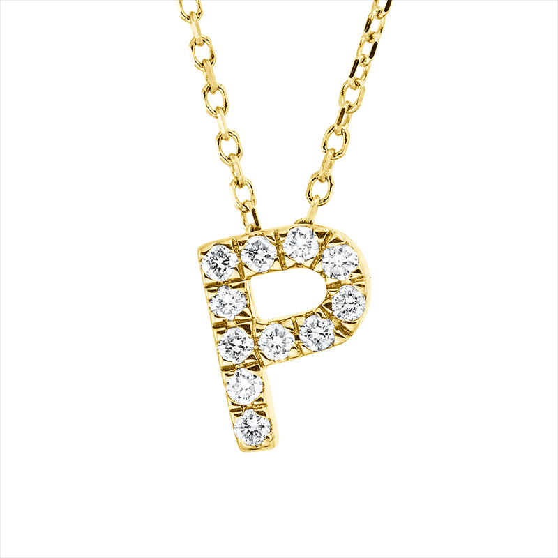 Collier    aus 750/-18 Karat Gelbgold mit 11 Diamanten 0
