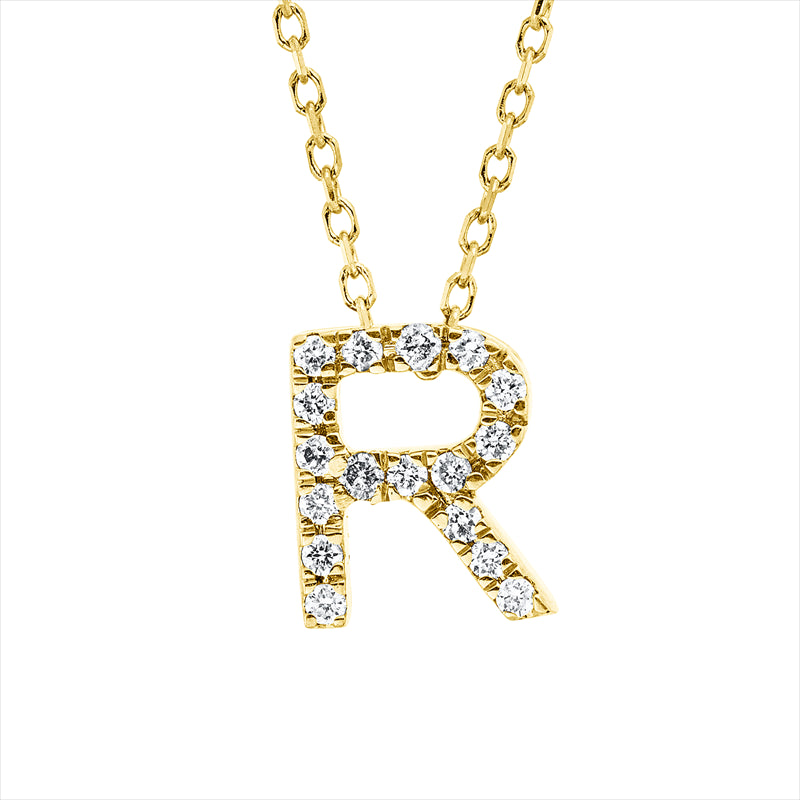 Collier    aus 750/-18 Karat Gelbgold mit 17 Diamanten 0