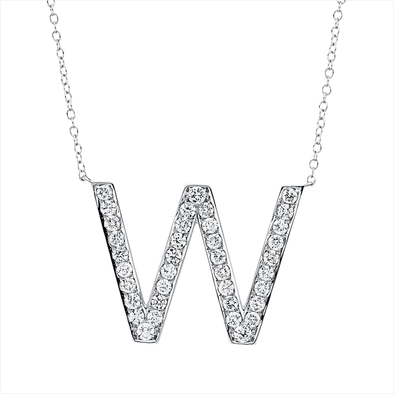 Collier    aus 750/-18 Karat Weißgold mit 37 Diamanten 0