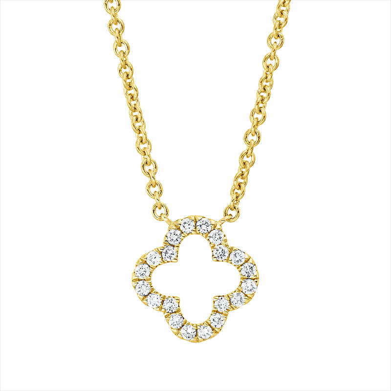 Collier    aus 750/-18 Karat Gelbgold mit 20 Diamanten 0