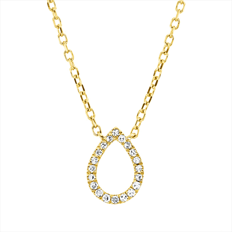 Collier    aus 750/-18 Karat Gelbgold mit 20 Diamanten 0