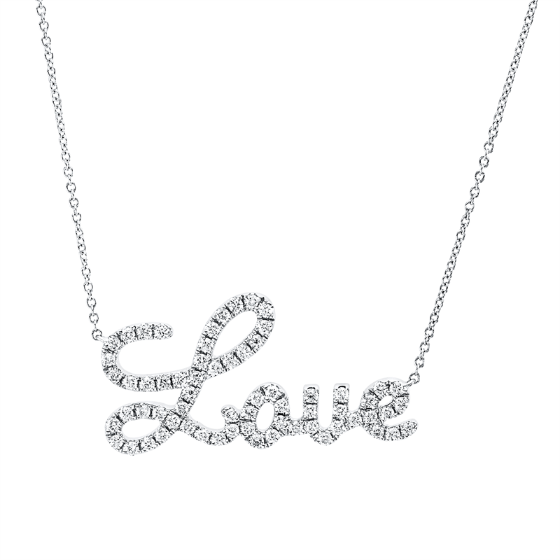Collier    aus 750/-18 Karat Weißgold mit 67 Diamanten 0