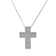 Collier    aus 750/-18 Karat Weißgold mit 198 Diamanten 0