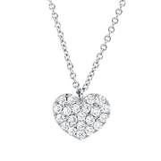 Collier    aus 750/-18 Karat Weißgold mit 21 Diamanten 0