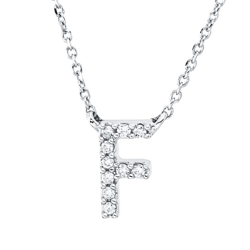 Collier    aus 750/-18 Karat Weißgold mit 10 Diamanten 0