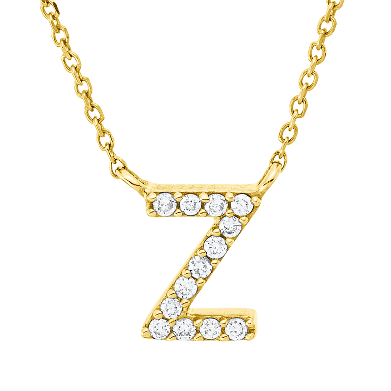 Collier    aus 750/-18 Karat Gelbgold mit 13 Diamanten 0