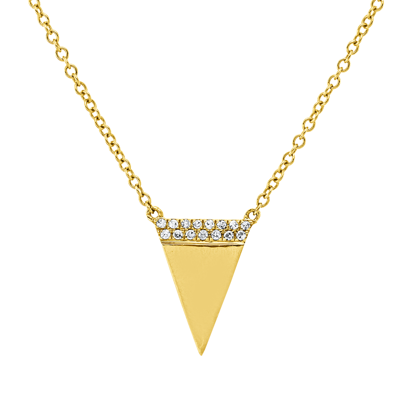 Collier    aus 750/-18 Karat Gelbgold mit 15 Diamanten 0