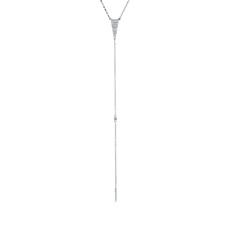 Collier    aus 750/-18 Karat Weißgold mit 48 Diamanten 0