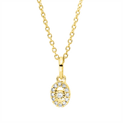 Collier    aus 750/-18 Karat Gelbgold mit 13 Diamanten 0