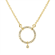 Collier    aus 750/-18 Karat Gelbgold mit 31 Diamanten 0