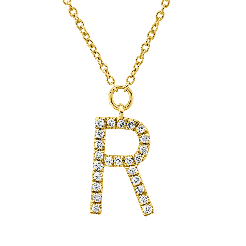 Collier    aus 750/-18 Karat Gelbgold mit 24 Diamanten 0