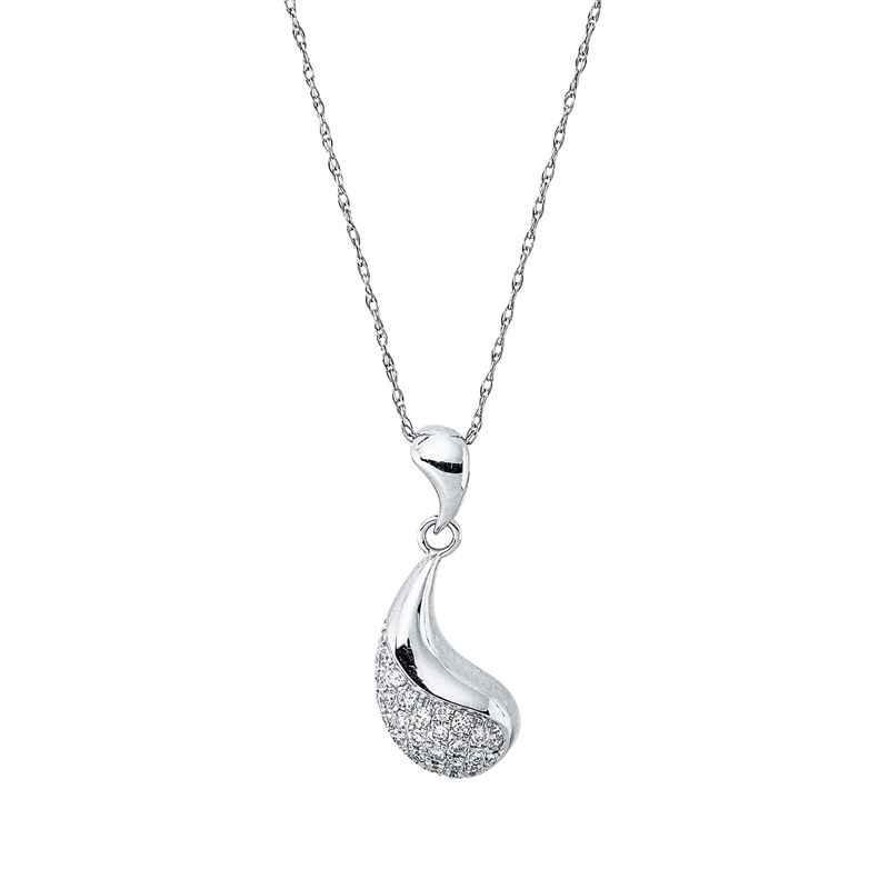 Collier    aus 585/-14 Karat Weißgold mit 32 Diamanten 0