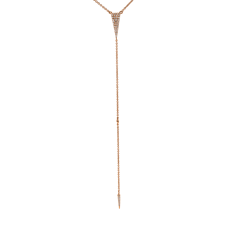 Collier    aus 750/-18 Karat Rotgold mit 48 Diamanten 0