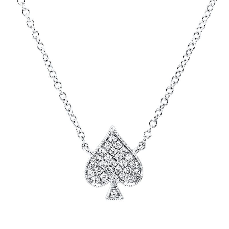 Collier    aus 750/-18 Karat Weißgold mit 26 Diamanten 0