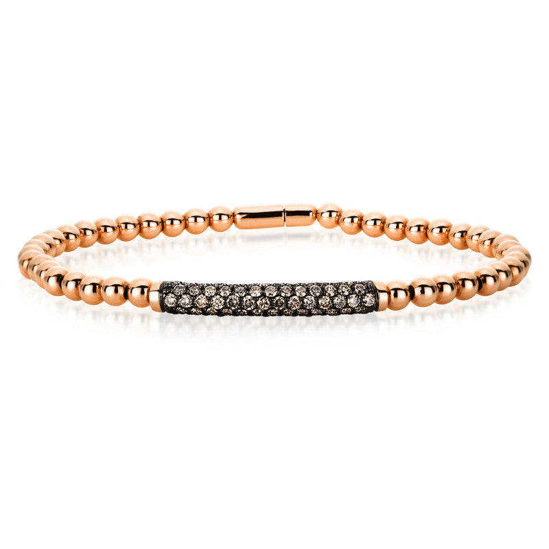 Armband    aus 750/-18 Karat Rotgold mit 68 Diamanten 1