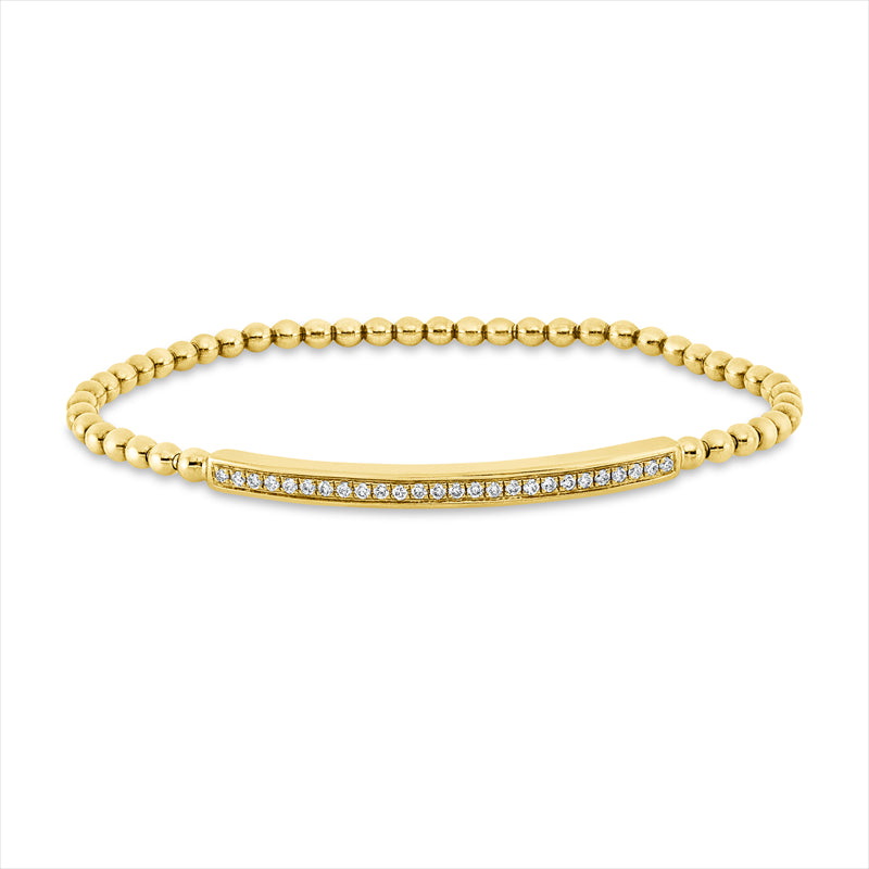 Armband    aus 750/-18 Karat Gelbgold mit 26 Diamanten 0