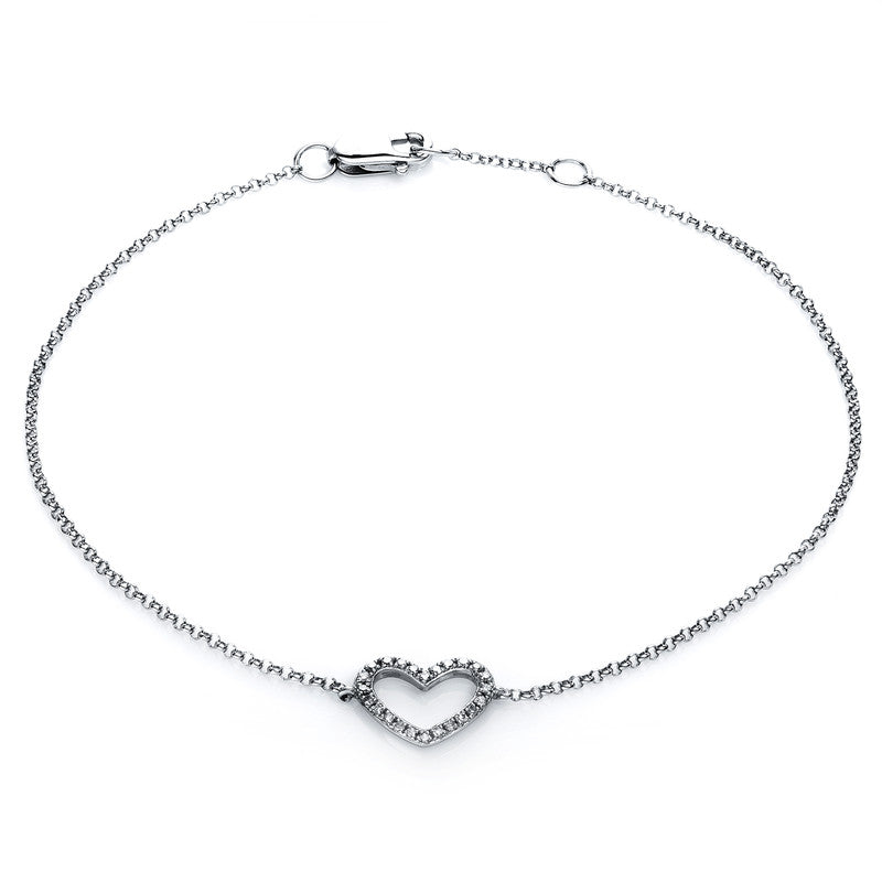 Armband    aus 585/-14 Karat Weißgold mit 24 Diamanten 0