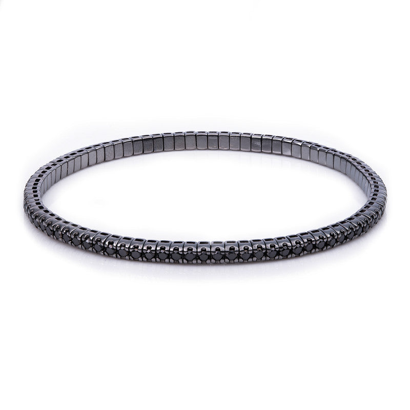 Armband    aus 750/-18 Karat Weißgold mit 87 Diamanten 2