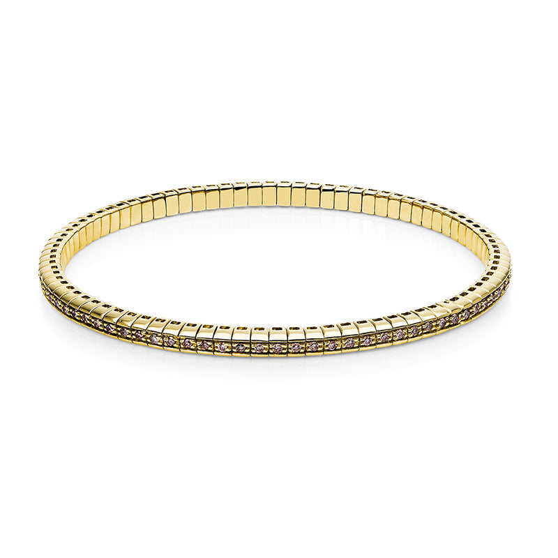Armband    aus 750/-18 Karat Gelbgold mit 86 Diamanten 0