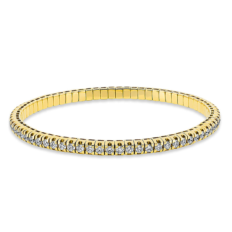 Armband    aus 750/-18 Karat Gelbgold mit 72 Diamanten 3