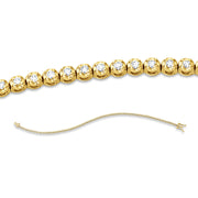 Armband - Tennisarmband aus Gold mit Diamanten - 5C183