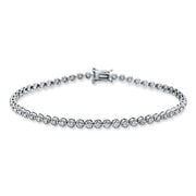Armband    aus 750/-18 Karat Weißgold mit 56 Diamanten 0
