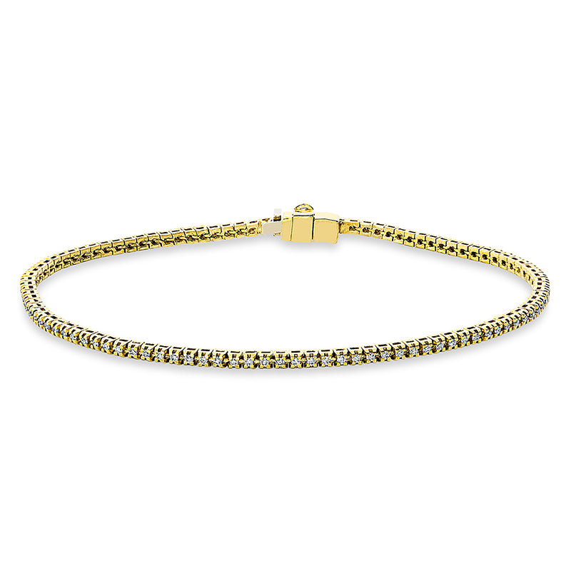 Armband    aus 750/-18 Karat Gelbgold mit 102 Diamanten 0