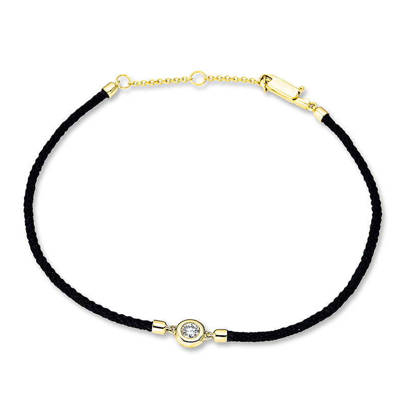 Armband    aus 750/-18 Karat Gelbgold mit 1 Diamant 0