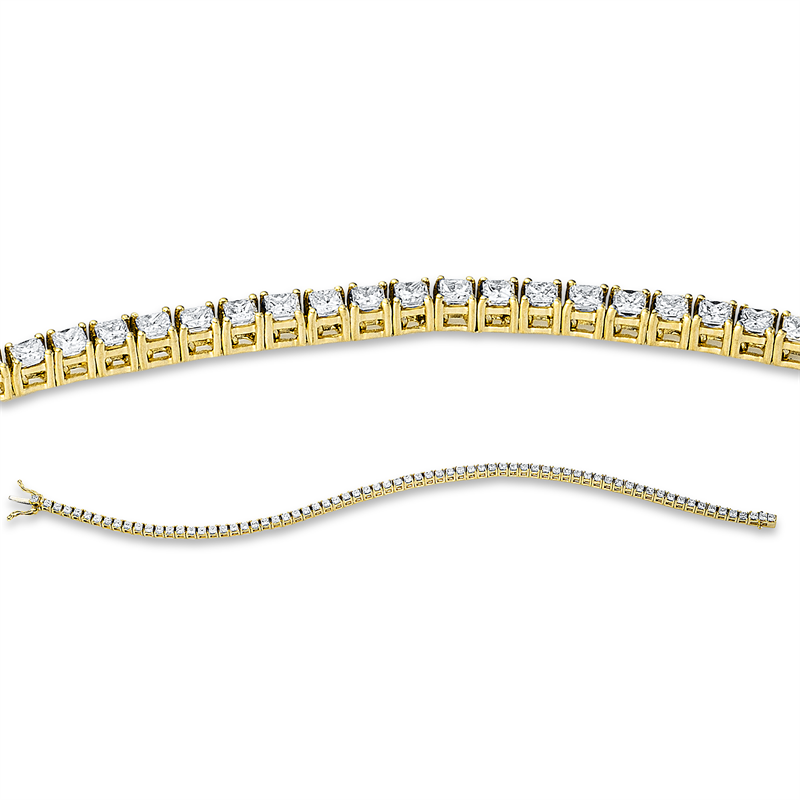Armband    aus 750/-18 Karat Gelbgold / Weißgold mit 72 Diamanten 2