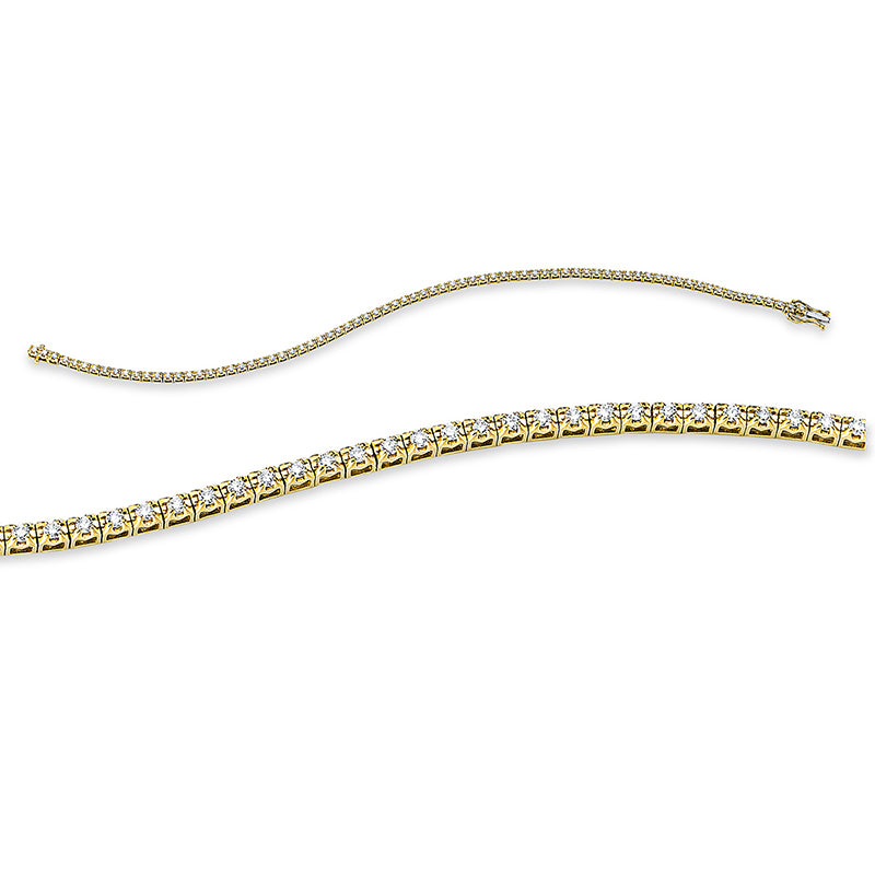 Armband - Tennisarmband aus Gold mit Diamanten - 5D200