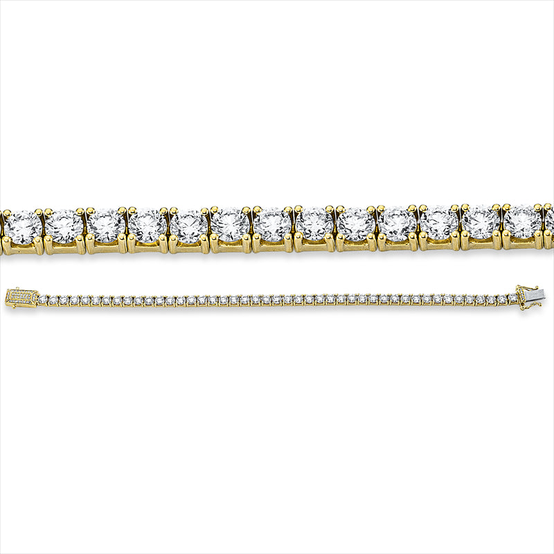 Armband - Tennisarmband aus Gold mit Diamanten - 5D211