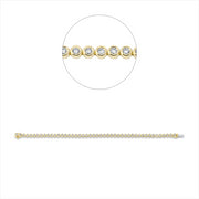 Armband    aus 750/-18 Karat Gelbgold mit 46 Diamanten 2 ct