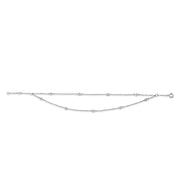 Armband    aus 750/-18 Karat Weißgold mit 9 Diamanten 0