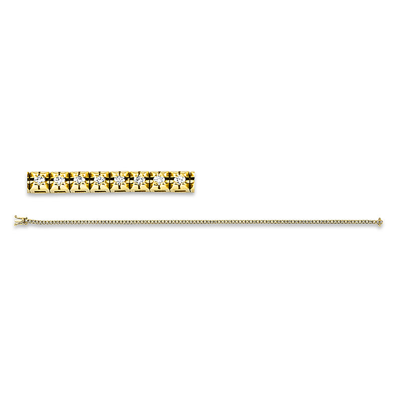 Armband - Tennisarmband aus Gold mit Diamanten - 5D747