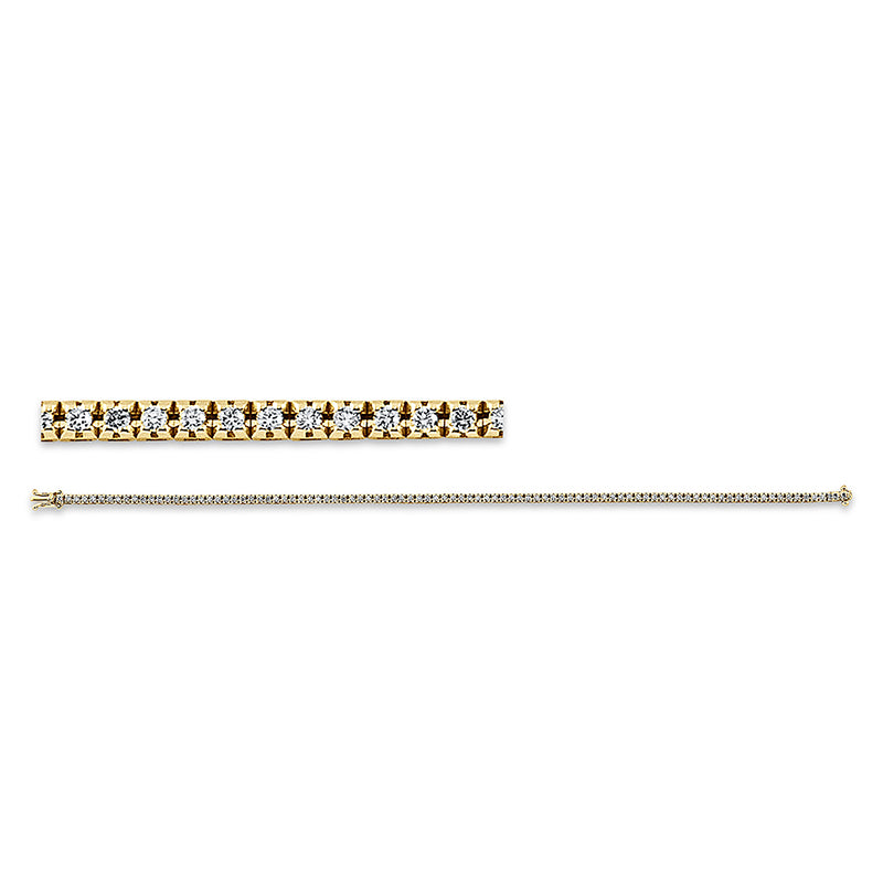 Armband - Tennisarmband aus Gold mit Diamanten - 5D751