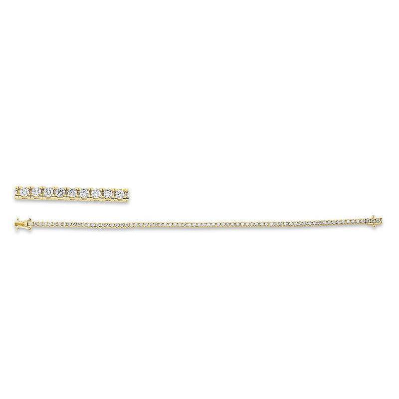 Armband - Tennisarmband aus Gold mit Diamanten - 5D760