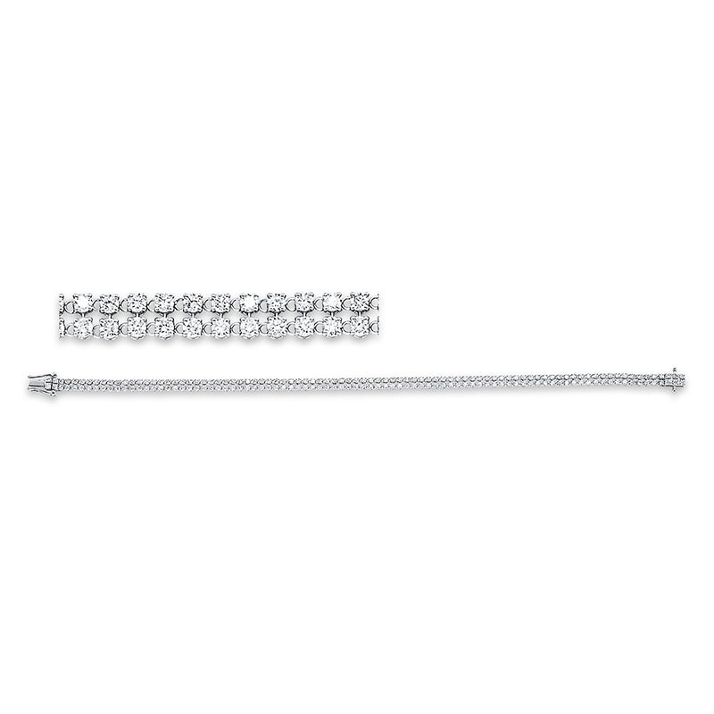 Armband    aus 750/-18 Karat Weißgold mit 267 Diamanten 3