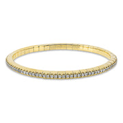 Armband    aus 750/-18 Karat Gelbgold mit 98 Diamanten 2 ct