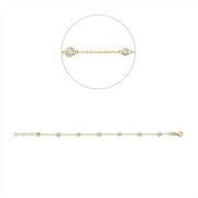 Armband    aus 750/-18 Karat Gelbgold mit 65 Diamanten 0