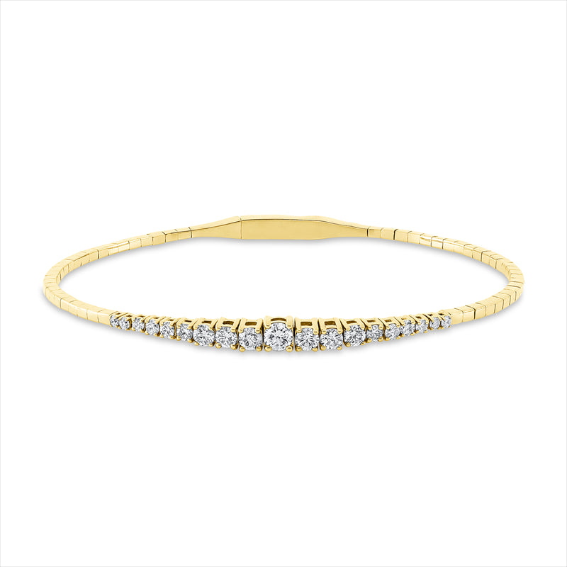 Armband    aus 750/-18 Karat Gelbgold mit 19 Diamanten 0