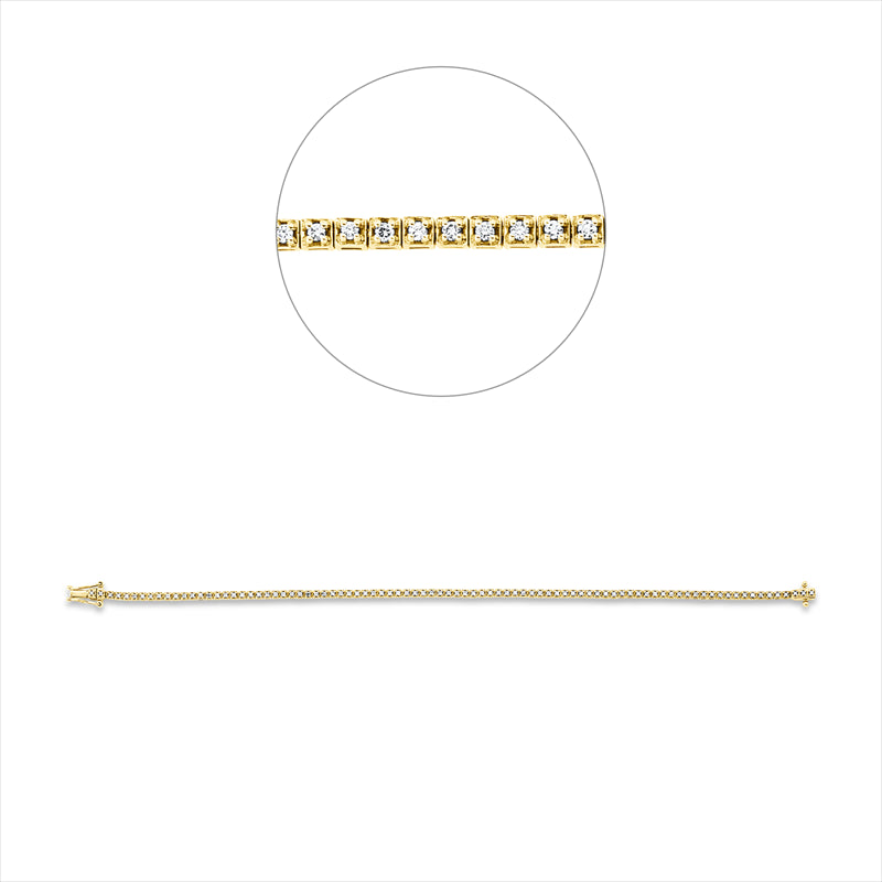 Armband    aus 585/-14 Karat Gelbgold mit 88 Diamanten 0