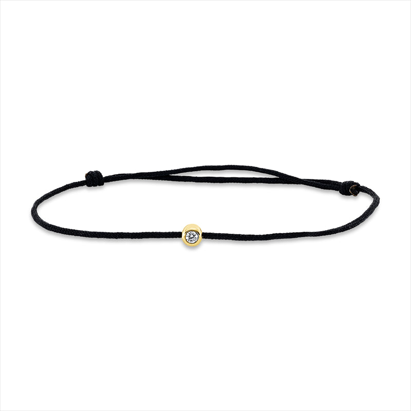 Armband    aus 750/-18 Karat Gelbgold mit 1 Diamant 0