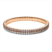 Armband    aus 750/-18 Karat Rotgold mit 172 Diamanten 9