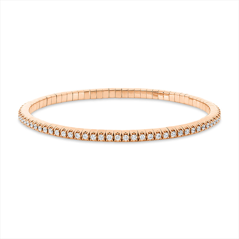 Armband    aus 750/-18 Karat Rotgold mit 81 Diamanten 1