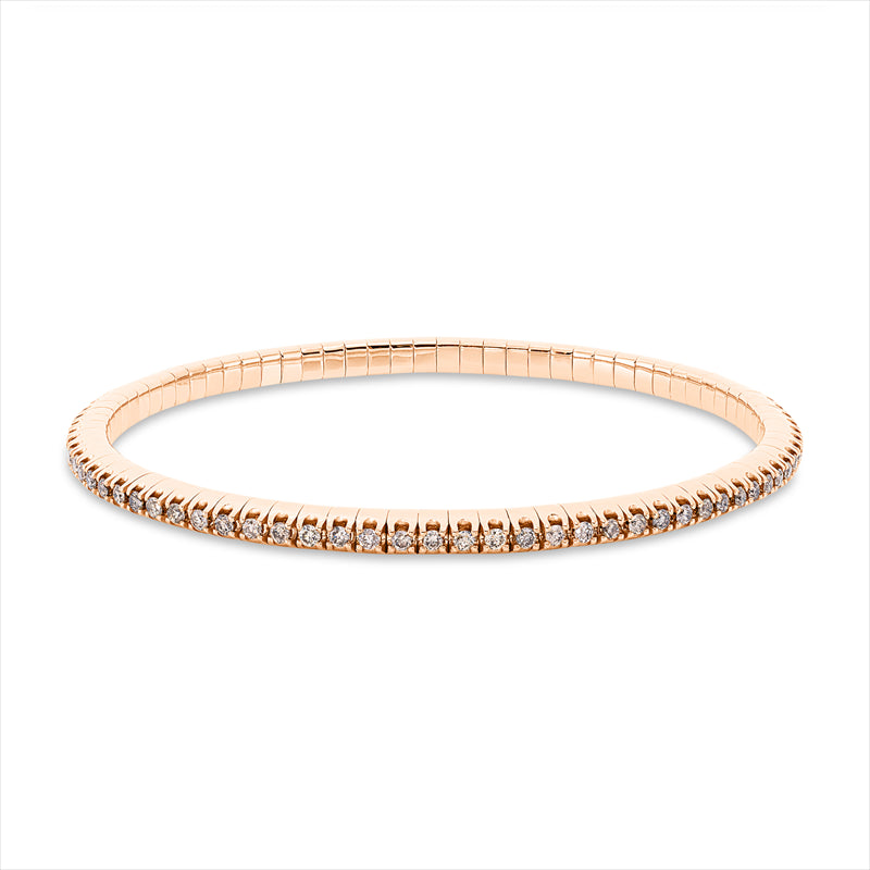 Armband    aus 750/-18 Karat Rotgold mit 81 Diamanten 1